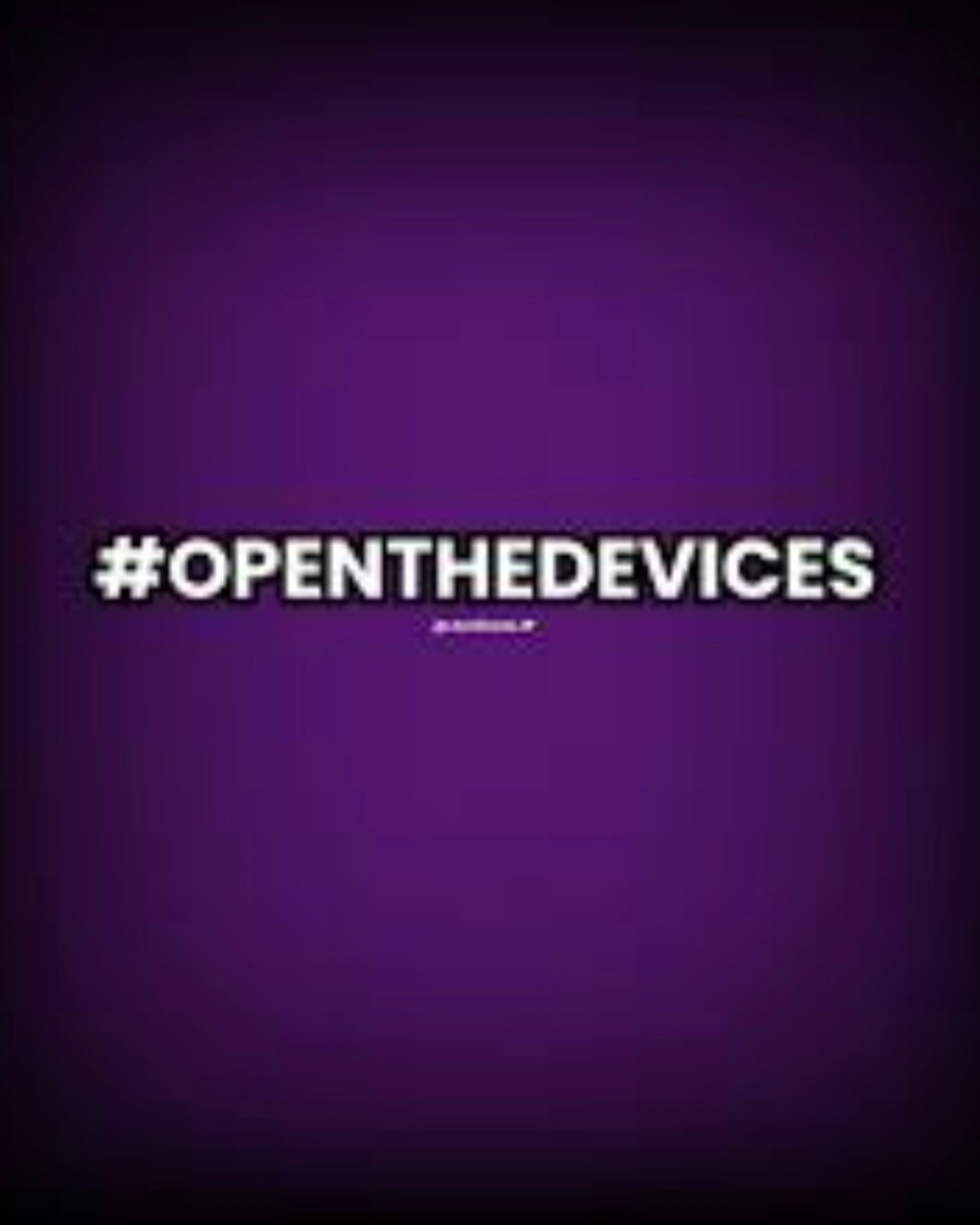 Open the devices