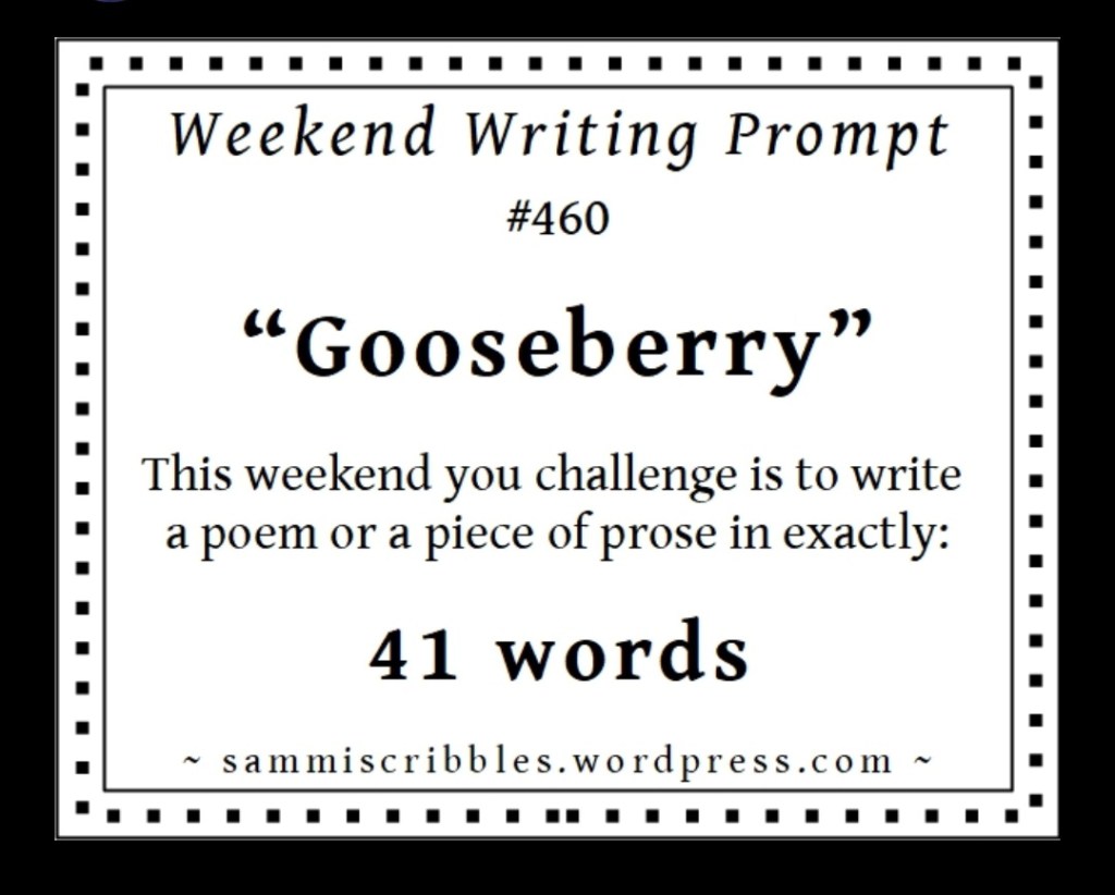 Weekend Writing Prompt #460&nbsp;&nbsp;“Gooseberry”