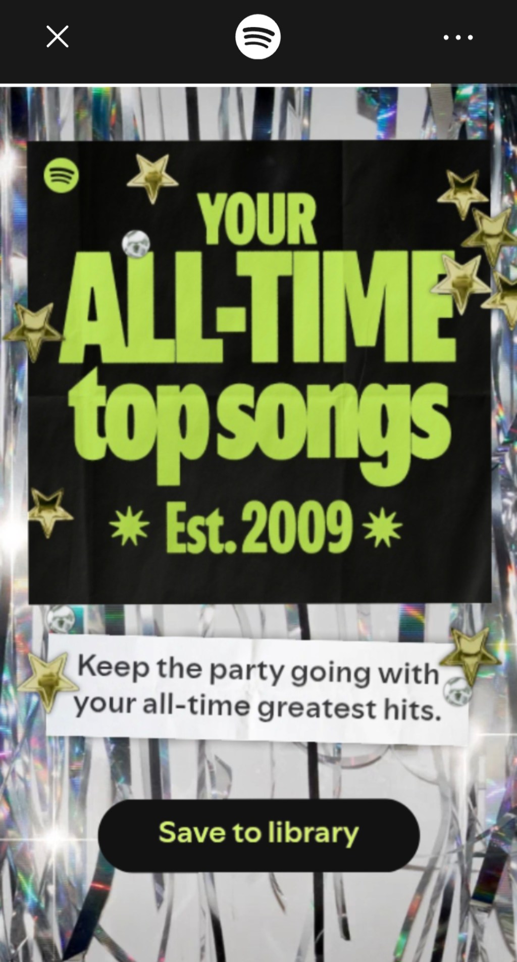 Spotify time capsule