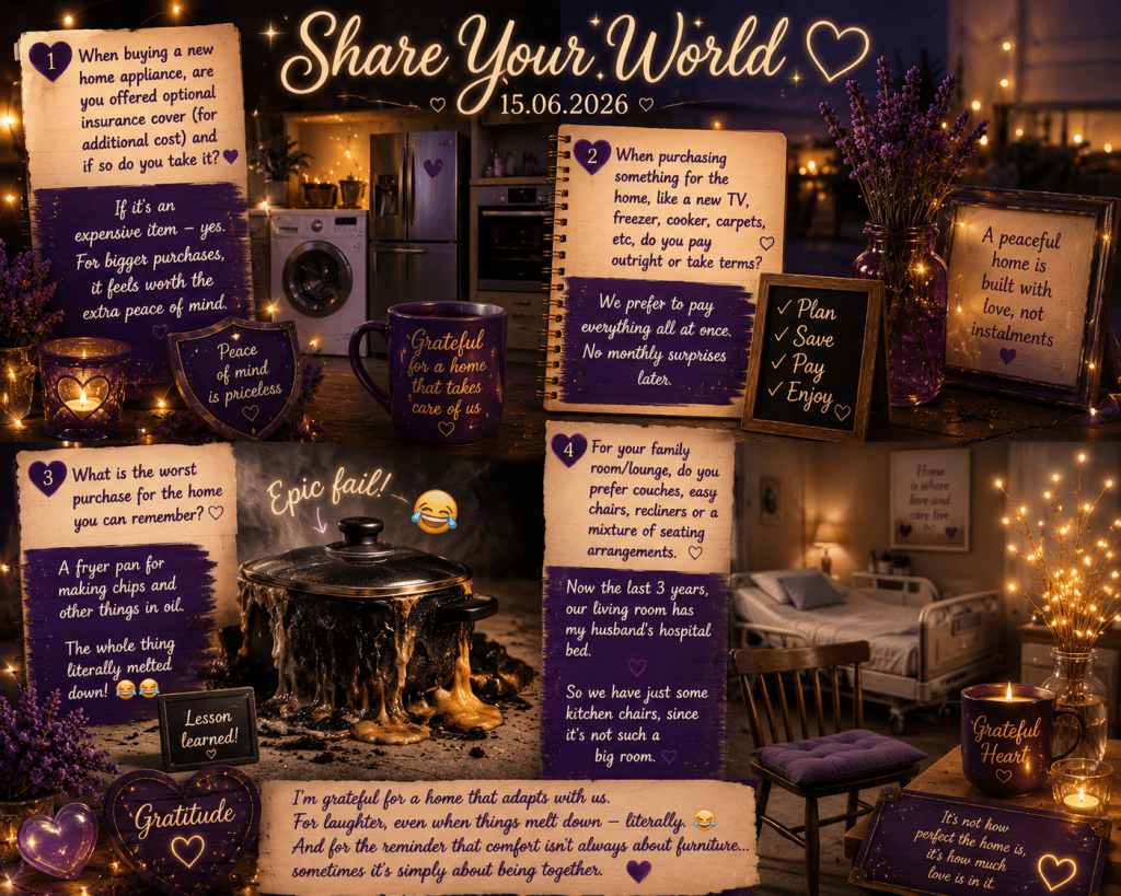 Share Your World&nbsp;🌎