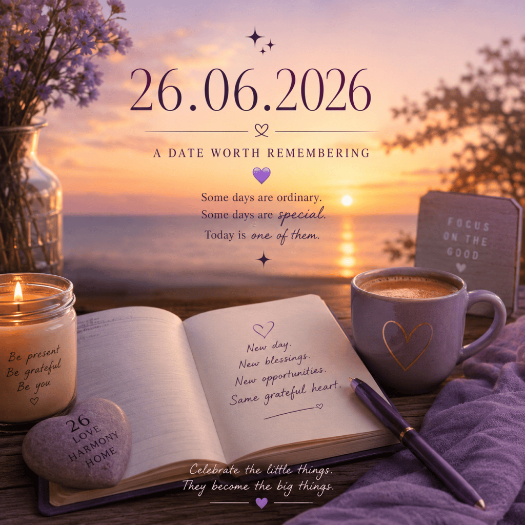 26.06.2026 — A Date Worth&nbsp;Remembering